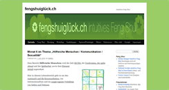 Desktop Screenshot of fengshuiglueck.ch