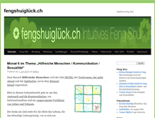 Tablet Screenshot of fengshuiglueck.ch
